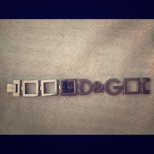 Dolce and Gabbana Silver Logo Bracelet Watch